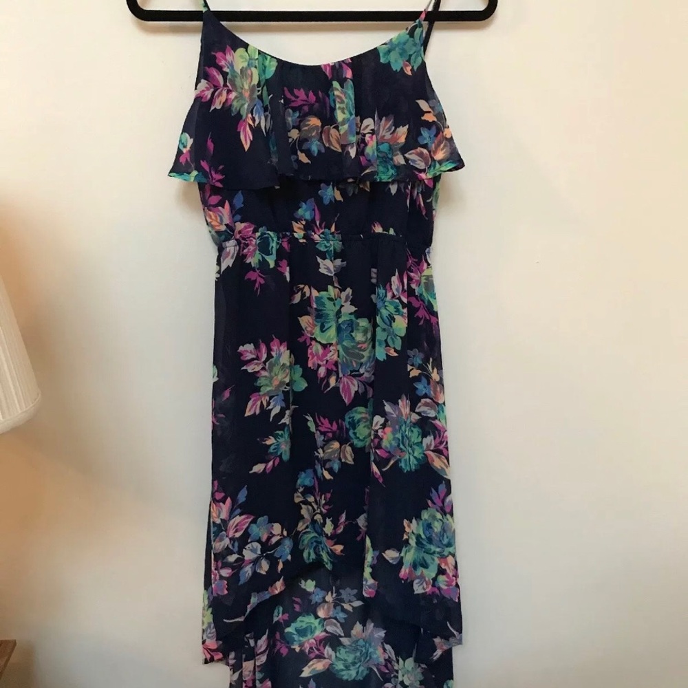 Flower Hi-Lo Dress Arizona Jeans Size M Dress